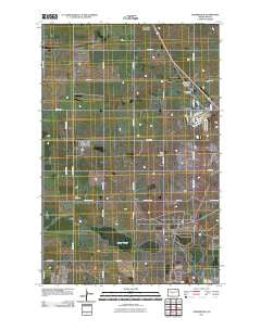Underwood North Dakota Historical topographic map, 1:24000 scale, 7.5 X 7.5 Minute, Year 2011