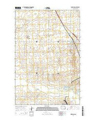 Underwood North Dakota Current topographic map, 1:24000 scale, 7.5 X 7.5 Minute, Year 2014