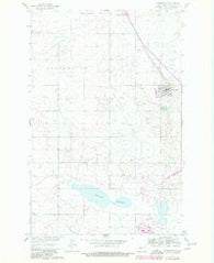 Underwood North Dakota Historical topographic map, 1:24000 scale, 7.5 X 7.5 Minute, Year 1961