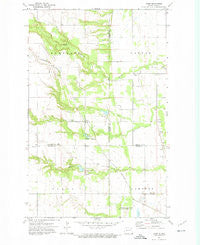 Union North Dakota Historical topographic map, 1:24000 scale, 7.5 X 7.5 Minute, Year 1972
