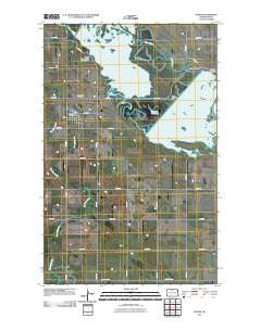Upham North Dakota Historical topographic map, 1:24000 scale, 7.5 X 7.5 Minute, Year 2011