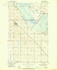 Upham North Dakota Historical topographic map, 1:24000 scale, 7.5 X 7.5 Minute, Year 1950