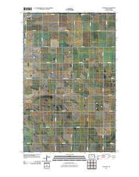 Upham NE North Dakota Historical topographic map, 1:24000 scale, 7.5 X 7.5 Minute, Year 2011