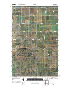 Upham NE North Dakota Historical topographic map, 1:24000 scale, 7.5 X 7.5 Minute, Year 2011