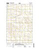 Upham NE North Dakota Current topographic map, 1:24000 scale, 7.5 X 7.5 Minute, Year 2014