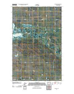 Upham SE North Dakota Historical topographic map, 1:24000 scale, 7.5 X 7.5 Minute, Year 2011