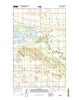 Upham SE North Dakota Current topographic map, 1:24000 scale, 7.5 X 7.5 Minute, Year 2014