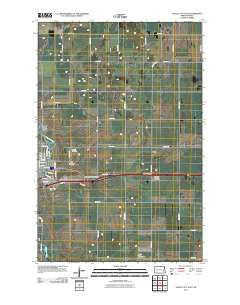 Valley City East North Dakota Historical topographic map, 1:24000 scale, 7.5 X 7.5 Minute, Year 2011