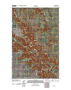 Vang North Dakota Historical topographic map, 1:24000 scale, 7.5 X 7.5 Minute, Year 2011