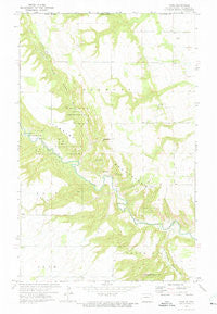 Vang North Dakota Historical topographic map, 1:24000 scale, 7.5 X 7.5 Minute, Year 1972