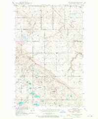 Vanville NE North Dakota Historical topographic map, 1:24000 scale, 7.5 X 7.5 Minute, Year 1948