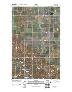 Vanville NE North Dakota Historical topographic map, 1:24000 scale, 7.5 X 7.5 Minute, Year 2011