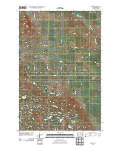 Vashti North Dakota Historical topographic map, 1:24000 scale, 7.5 X 7.5 Minute, Year 2011