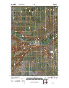 Velva North Dakota Historical topographic map, 1:24000 scale, 7.5 X 7.5 Minute, Year 2011