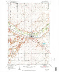 Velva North Dakota Historical topographic map, 1:24000 scale, 7.5 X 7.5 Minute, Year 1949