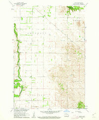 Venlo North Dakota Historical topographic map, 1:24000 scale, 7.5 X 7.5 Minute, Year 1960
