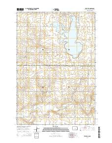Venturia North Dakota Current topographic map, 1:24000 scale, 7.5 X 7.5 Minute, Year 2014