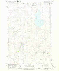 Venturia North Dakota Historical topographic map, 1:24000 scale, 7.5 X 7.5 Minute, Year 1978