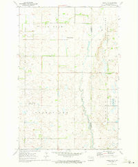 Verona NE North Dakota Historical topographic map, 1:24000 scale, 7.5 X 7.5 Minute, Year 1970