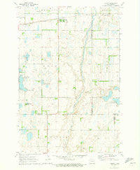 Verona North Dakota Historical topographic map, 1:24000 scale, 7.5 X 7.5 Minute, Year 1970