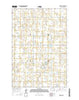 Verona NW North Dakota Current topographic map, 1:24000 scale, 7.5 X 7.5 Minute, Year 2014