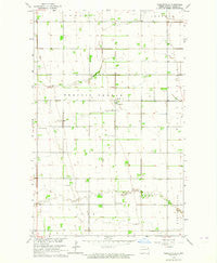 Veseleyville North Dakota Historical topographic map, 1:24000 scale, 7.5 X 7.5 Minute, Year 1963
