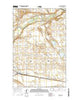 Voltaire North Dakota Current topographic map, 1:24000 scale, 7.5 X 7.5 Minute, Year 2014