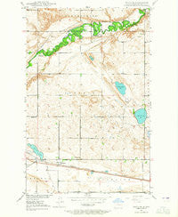 Voltaire North Dakota Historical topographic map, 1:24000 scale, 7.5 X 7.5 Minute, Year 1948