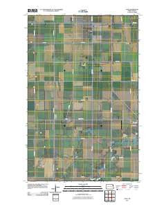 Voss North Dakota Historical topographic map, 1:24000 scale, 7.5 X 7.5 Minute, Year 2011