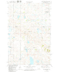 Wagon Wheel Hill North Dakota Historical topographic map, 1:24000 scale, 7.5 X 7.5 Minute, Year 1978