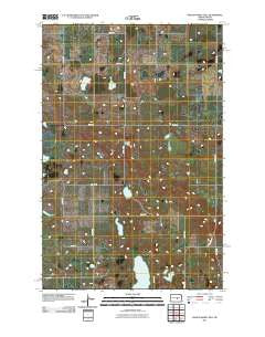 Wagon Wheel Hill North Dakota Historical topographic map, 1:24000 scale, 7.5 X 7.5 Minute, Year 2011