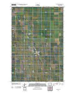 Walcott North Dakota Historical topographic map, 1:24000 scale, 7.5 X 7.5 Minute, Year 2011