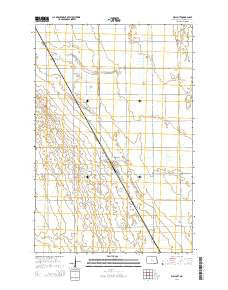 Walcott North Dakota Current topographic map, 1:24000 scale, 7.5 X 7.5 Minute, Year 2014