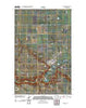 Walhalla North Dakota Historical topographic map, 1:24000 scale, 7.5 X 7.5 Minute, Year 2011