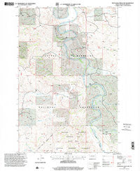 Wannagan Creek East North Dakota Historical topographic map, 1:24000 scale, 7.5 X 7.5 Minute, Year 1997