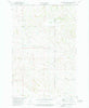 Wannagan Creek West North Dakota Historical topographic map, 1:24000 scale, 7.5 X 7.5 Minute, Year 1974