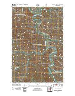 Wannagan Creek East North Dakota Historical topographic map, 1:24000 scale, 7.5 X 7.5 Minute, Year 2011