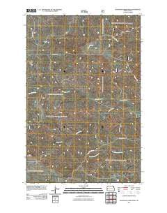 Wannagan Creek West North Dakota Historical topographic map, 1:24000 scale, 7.5 X 7.5 Minute, Year 2011