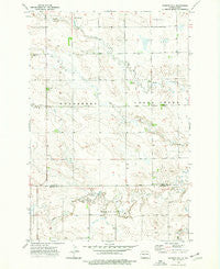 Warnke Hill North Dakota Historical topographic map, 1:24000 scale, 7.5 X 7.5 Minute, Year 1973