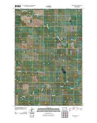 Warnke Hill North Dakota Historical topographic map, 1:24000 scale, 7.5 X 7.5 Minute, Year 2011