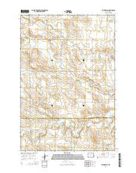 Warnke Hill North Dakota Current topographic map, 1:24000 scale, 7.5 X 7.5 Minute, Year 2014