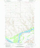 Washburn SW North Dakota Historical topographic map, 1:24000 scale, 7.5 X 7.5 Minute, Year 1967