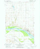 Washburn North Dakota Historical topographic map, 1:24000 scale, 7.5 X 7.5 Minute, Year 1961