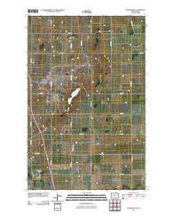 Washburn NE North Dakota Historical topographic map, 1:24000 scale, 7.5 X 7.5 Minute, Year 2011