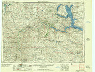 Watford City North Dakota Historical topographic map, 1:250000 scale, 1 X 2 Degree, Year 1957