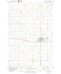 Watford City North Dakota Historical topographic map, 1:24000 scale, 7.5 X 7.5 Minute, Year 1978