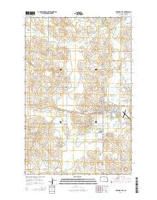 Watford City North Dakota Current topographic map, 1:24000 scale, 7.5 X 7.5 Minute, Year 2014