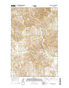 Watford City NE North Dakota Current topographic map, 1:24000 scale, 7.5 X 7.5 Minute, Year 2014