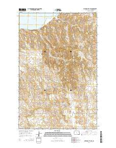 Watford City NW North Dakota Current topographic map, 1:24000 scale, 7.5 X 7.5 Minute, Year 2014