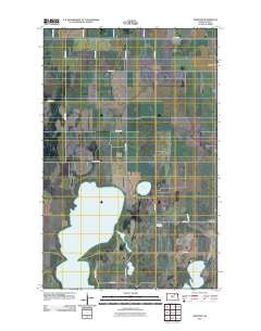 Webster North Dakota Historical topographic map, 1:24000 scale, 7.5 X 7.5 Minute, Year 2011
